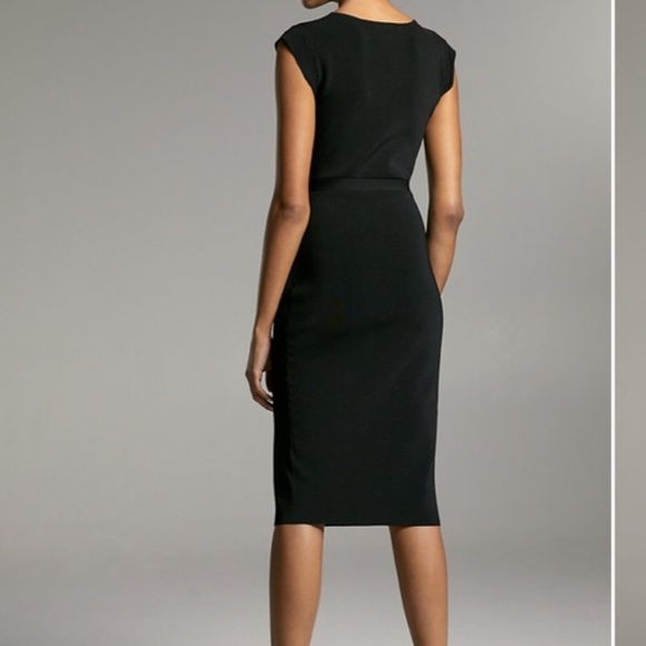 NWOT Aritzia Babaton Body-con Elegant Black Sleeveless Dress Size XXS - Picture 8 of 13